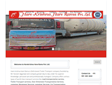 Tablet Screenshot of harekrishnaharerama.com